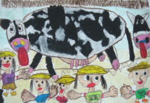マナブ児童画