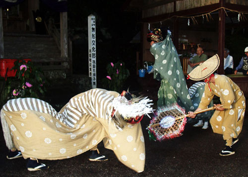 宮原の祇園獅子舞のイメージ